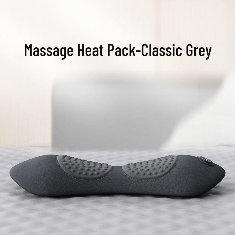 Heated Lumbar Support Pillow with Massage Function
