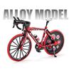 1:8 масштаба Finger Mini Bike Road Mountain Simulation Bicycle Модель игрушечного велосипеда