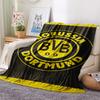 1pc Dortmund Print Flannel Blanket, High quality Comfortable for All Seasons, Home Decor, Warmth and Comfort, Perfect for Christmas Gifts28