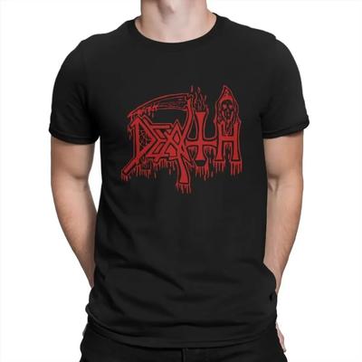 Юмористические футболки The Representative Band Of Death Metal, мужские футболки с круглым вырезом из чистого хлопка, футболки с коротким рукавом Death Metal