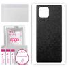 Apgo Protective Skin Sticker for the Back Compatible with Motorola Edge Lite, Wrap Film, Foil, Vinyl - Pattern Black Honeycomb