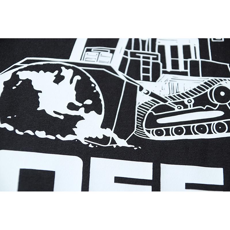 1171 Off-White 2026 Summer New Bulldozer OFF Arrow Printed Short Sleeved T-shirt for Men and Women