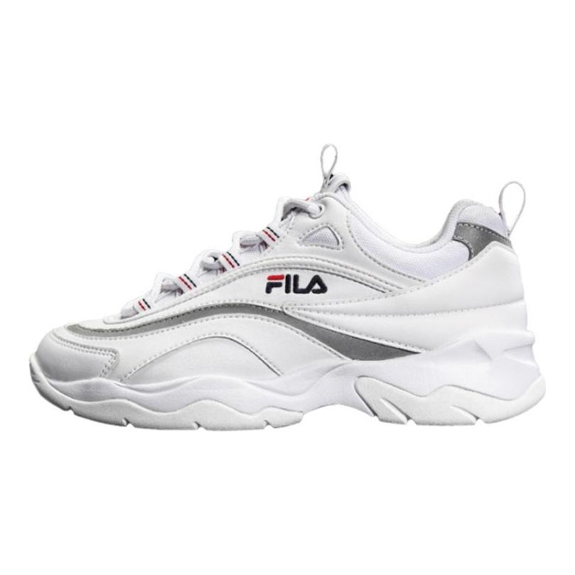 Fila Ray VNTG Массивные кроссовки Белый/Серебристый Женские FS1SIB1161X_WHT