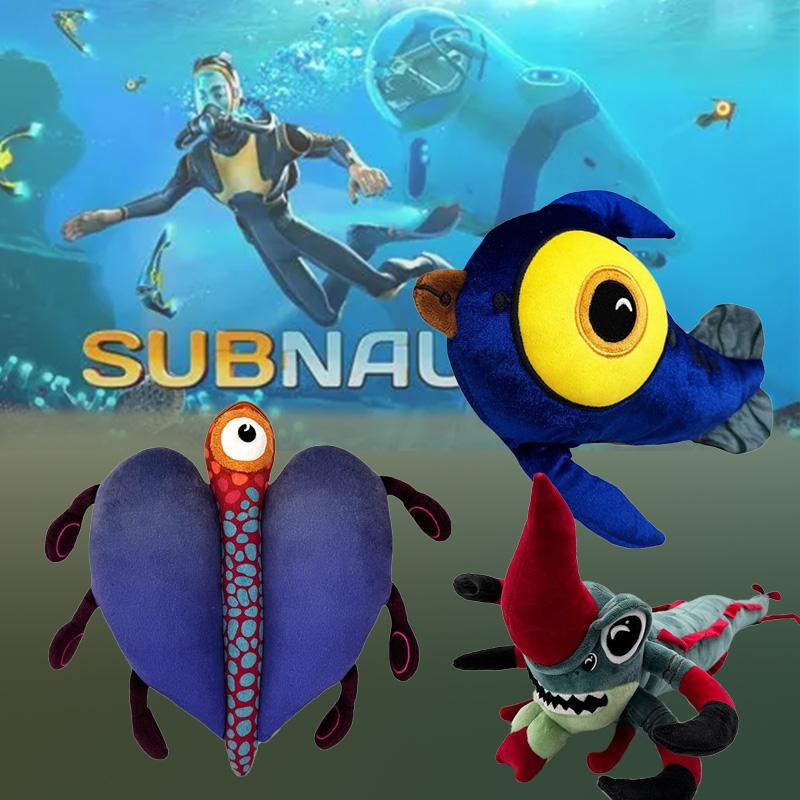 22 см Аниме Игры Subnautica Плюшевая Кукла Игрушка Мультяшная Милая Плюшевая Игрушка Подарки для Фанатов Сопровождать Рождество Подарок на День Рождения Ребенка