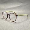 2PCS New Retro Round Frame Reading Glasses Fashionable and Artistic Multi-color Reading Glasses