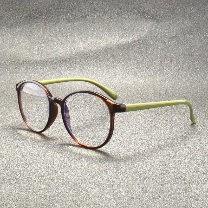 2PCS New Retro Round Frame Reading Glasses Fashionable and Artistic Multi-color Reading Glasses
