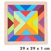 Kids Montessori Rainbow Wooden Puzzle Toys Art Educational Geometric Jigsaw Imagination Training Mandala Blocks Toys Brain Games