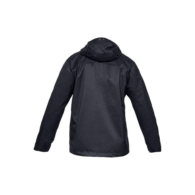 Under Armour Мужская черная утепленная куртка с капюшоном Under Armour Porter Training Running с подкладкой из термофлиса 1316018-001