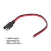 Кабель с разъемами SAE 14AWG 30см/100см Разъемы SAE на кабель с 2-контактным разъемом 15А DC12/24В для использования в автомобилях, на солнечных панелях, мотоциклах и тракторах
