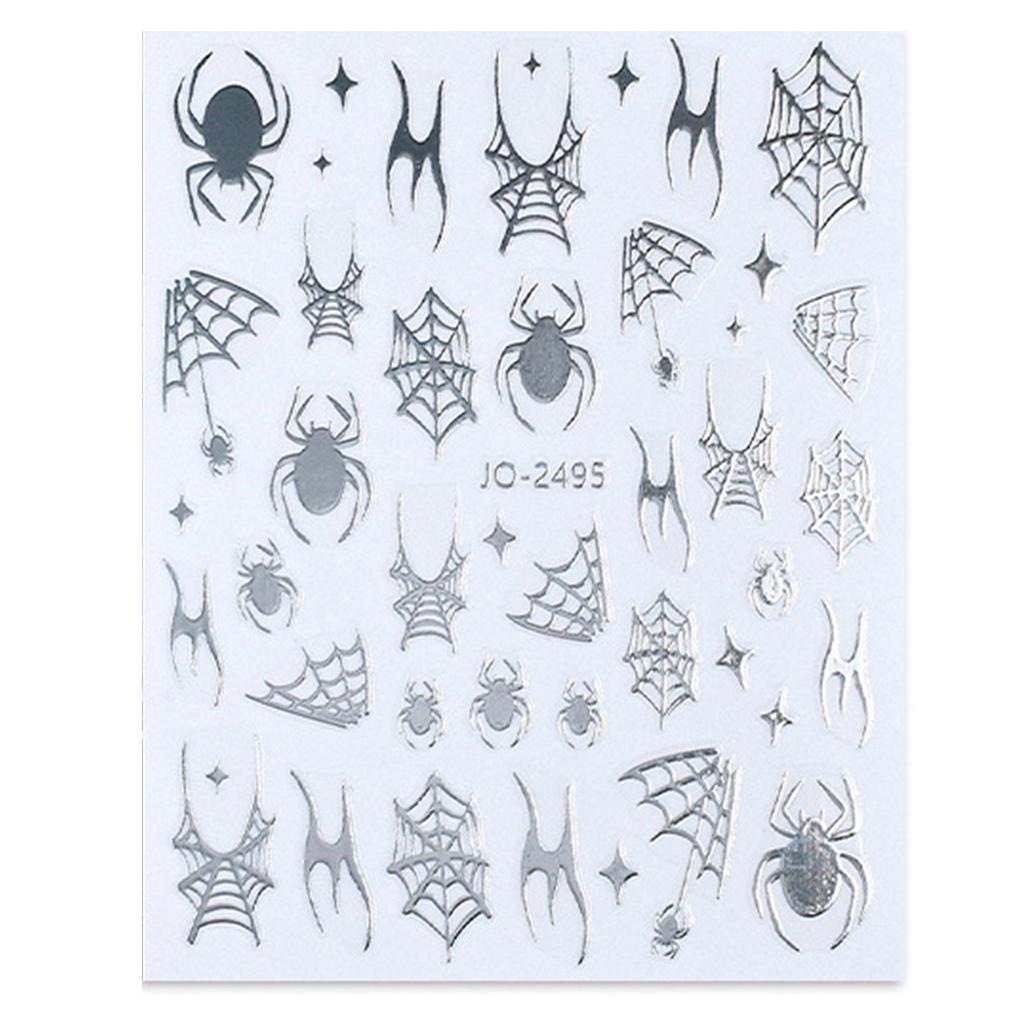 Dark and Stylish Nail Decals Durable and Easy To Apply Perfect for DIY Nail Art and Crafts