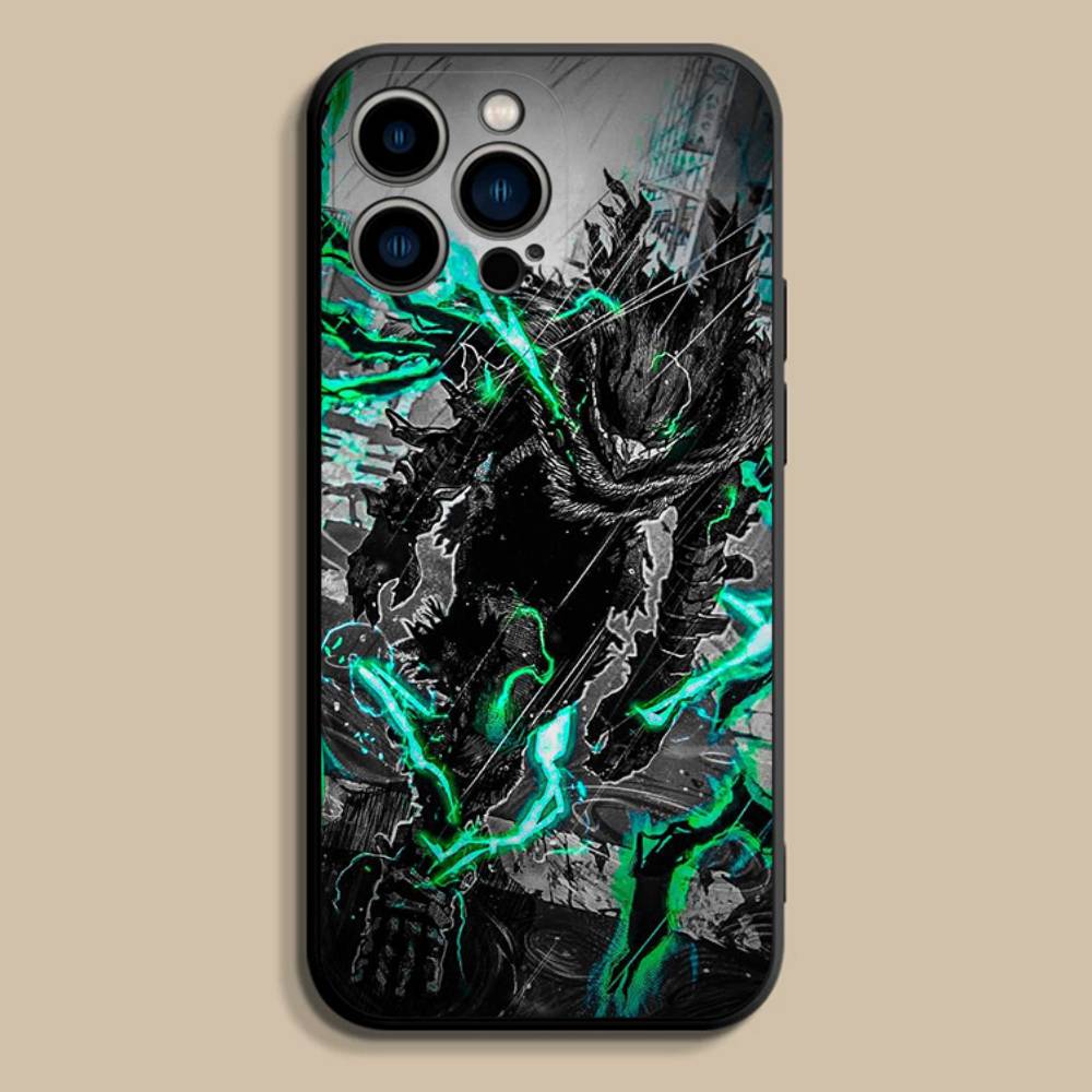 My Hero Academia D-Deku Phone Case For iPhone 17,16,15,14,13,12,Pro,Max,Plus,E,SE4,Air,Mini Black Soft Cover