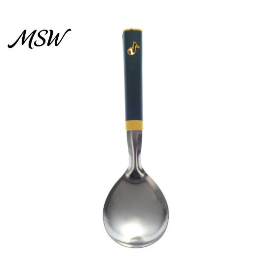 Kitchen Gadgets for Stir Fry Stainless Steel Utensil, Spatula Ladle Slotted Turner Rice Spoon, Easy Clean Metal Heat-Resistant Soup Ladle, Long Handle