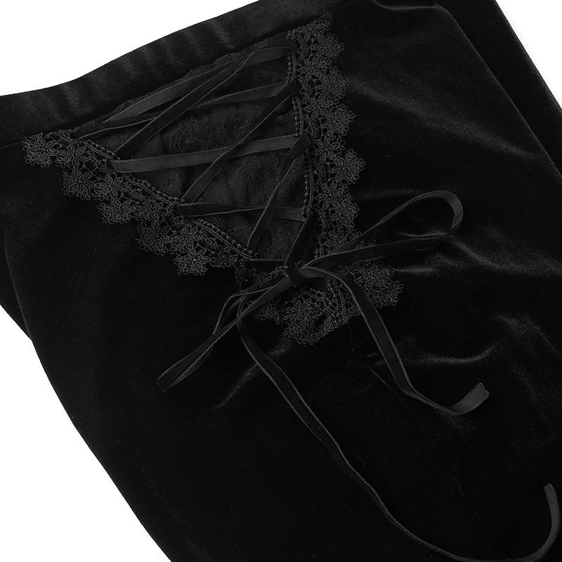 Женские брюки, широкие готические спортивные штаны, черные эластичные брюки в Корейском стиле в стиле панк с высокой талией, брюки для бега, брюки для йоги в стиле Харадзюку