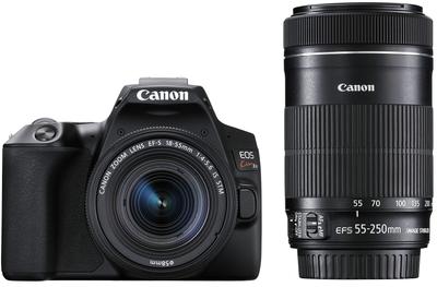Canon Цифровая зеркальная камера EOS Kiss X10 с двойным зумом, черный EOSKISSX10BK-WKIT