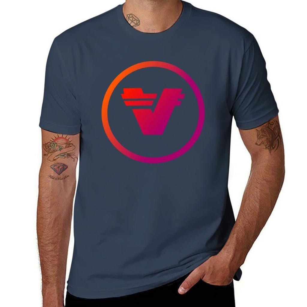 Verasity Crypto Logo, VRA T-Shirt Funny T Shirts Man T Shirt Man Designer T Shirts for Man Graphic Funny T-Shirt