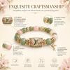 2026 Spring Blessings Hummingbird Bluebird Bracelet for Women | Adjustable Elastic Beaded Bracelets with Mixed Color Beads, Inspirational Strength