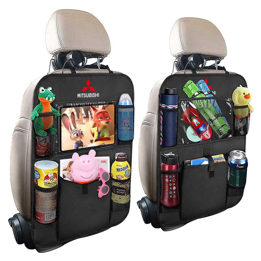 xksh2 Touch Screen Tablet Holder Auto Storage Pockets Cover Car Seat Back Car Accessories For Mitsubishi Asx Outlander 3 Xl l200 EX10