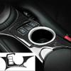 3Pcs Carbon Fiber Cup Holder Panel Trim Car Interior Accessories For Nissan 370Z 2009-20