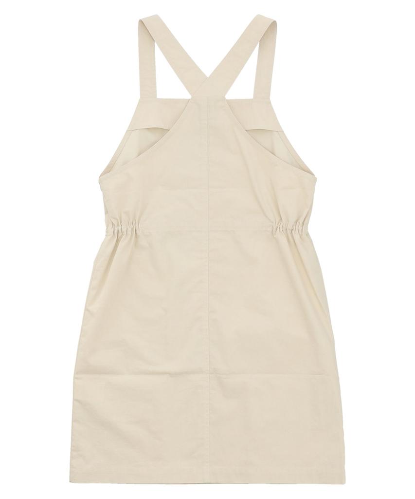 Deliscent Overall Pocket Dress [Beige]
