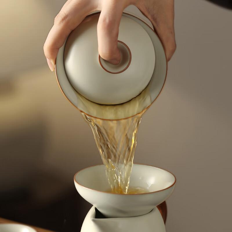Чайный набор Gaiwan из руин печи Найцзян Ru