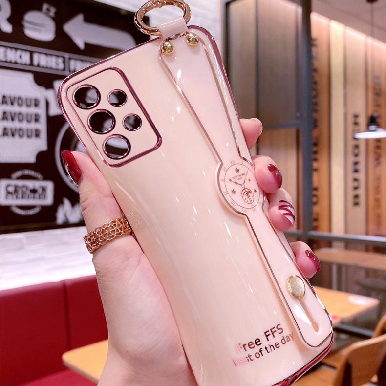 Роскошный чехол-держатель с покрытием для телефона Samsung A04 M13 A72 A52 A32 4g 5g A12 A13 A42 A51 A71 A31 M31 M51 A21s A03s, силиконовый защитный чехол