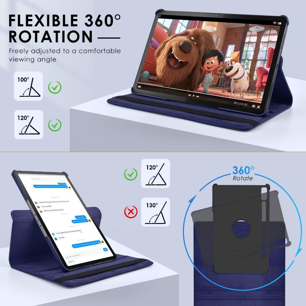 Вращающийся чехол для Lenovo XiaoXin Pad Pro 11,2 дюйма P11 Pro Gen 2 TB-132FU 2022, чехол из искусственной кожи, планшет Funda Pad Pro 2022, 11,2 дюйма;