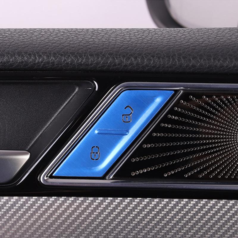 Кнопка разблокировки двери автомобиля, декоративная наклейка, подходит для Volkswagen vw new CC, кнопка запуска одним нажатием P, внутренняя кнопка передач