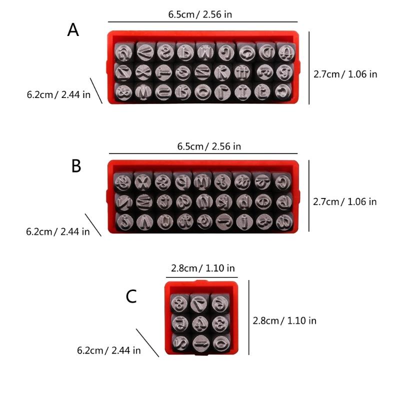 Профессиональный 3 мм стальной штамп для букв и цифр, металлическая ручка, пробойники для кожи, инструмент для резьбы для кожевенного ремесла, изготовления ювелирных изделий