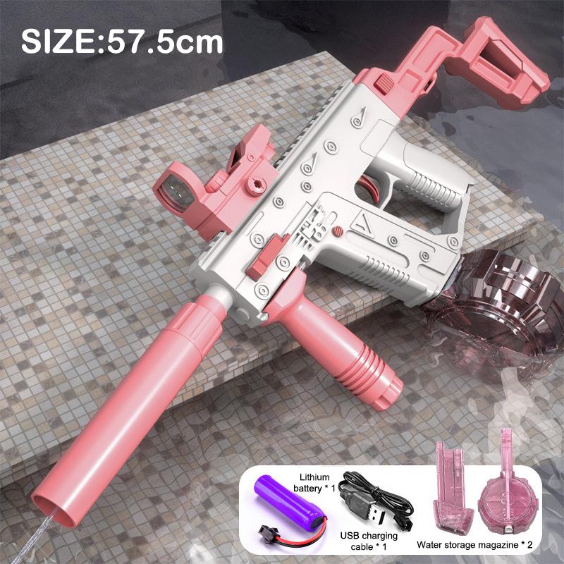 Водяной пистолет большой емкости Летняя развлекательная игрушка для водных игр Полностью автоматический водяной пистолет Игрушки для открытого бассейна
