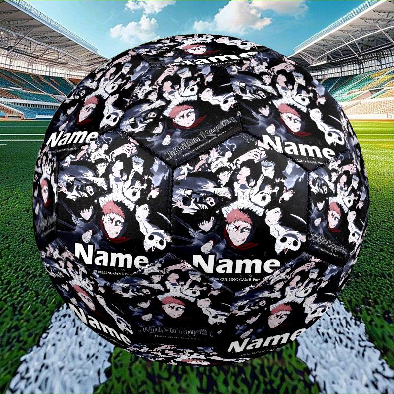 Custom Name Personalized Jujutsu Kaisen Print Size 5 Soccer Ball Training & Match Football, for Team, Kicking, Gift for Football