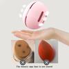 Makeup Sponge Travel Case, Eco-Friendly Silicone Porous Beauty Sponge Storage Case, Travel Portable Makeup Powder Puff Storage C
