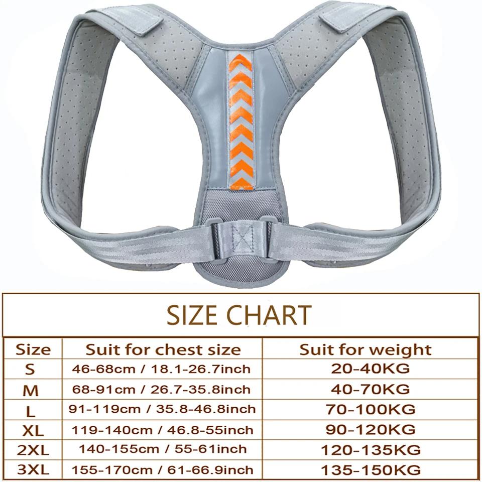 Adjustable Posture Corrector Back Brace for Men Women Spine Support Lumbar Guard Orthopedic Belt Comfortable Fit