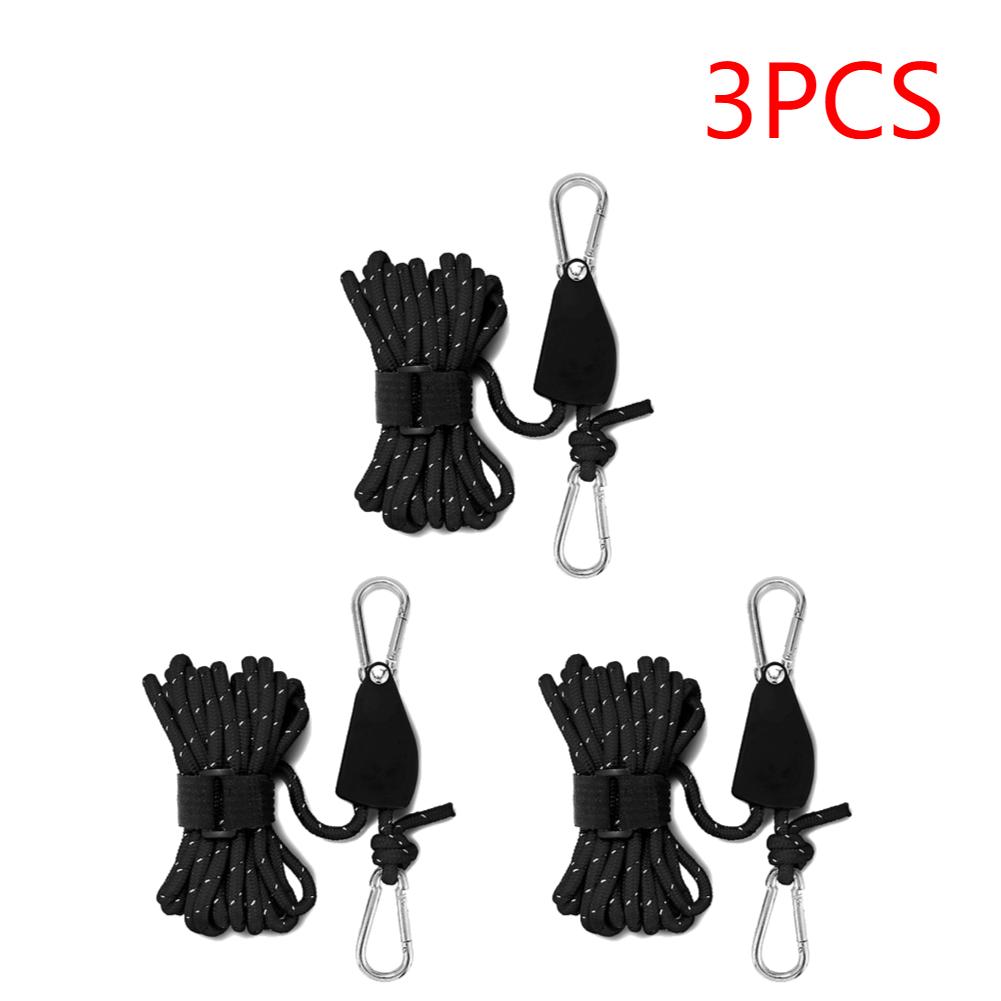 4 м регулируемый трос для кемпинговой палатки, вешалка для троса, трос для тента, подъемный трос, крюк, прочный трос, вешалка-зажим