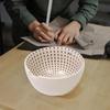 Керамическая пряжа Чаша Вязание крючком Корзина ручной работы Крючок с отверстием Вязание крючком Хранение