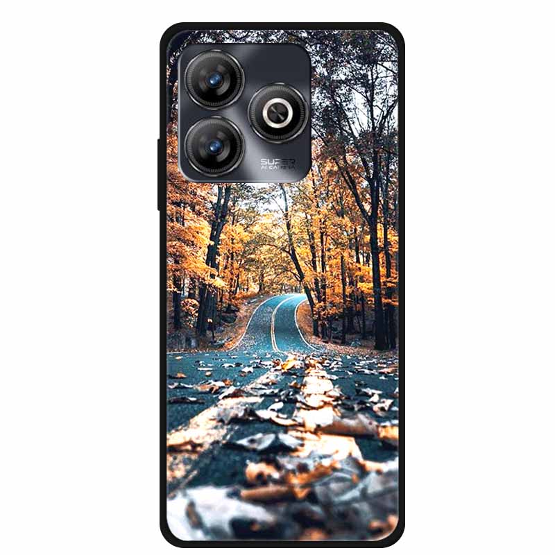 Чехол для ZTE A75 4G Чехол для телефона A 75 Животное Лев Тигр Волк Черный Силикон Мягкая Задняя Крышка Чехол Для ZTE Blade A75 4G Чехол 6.6"