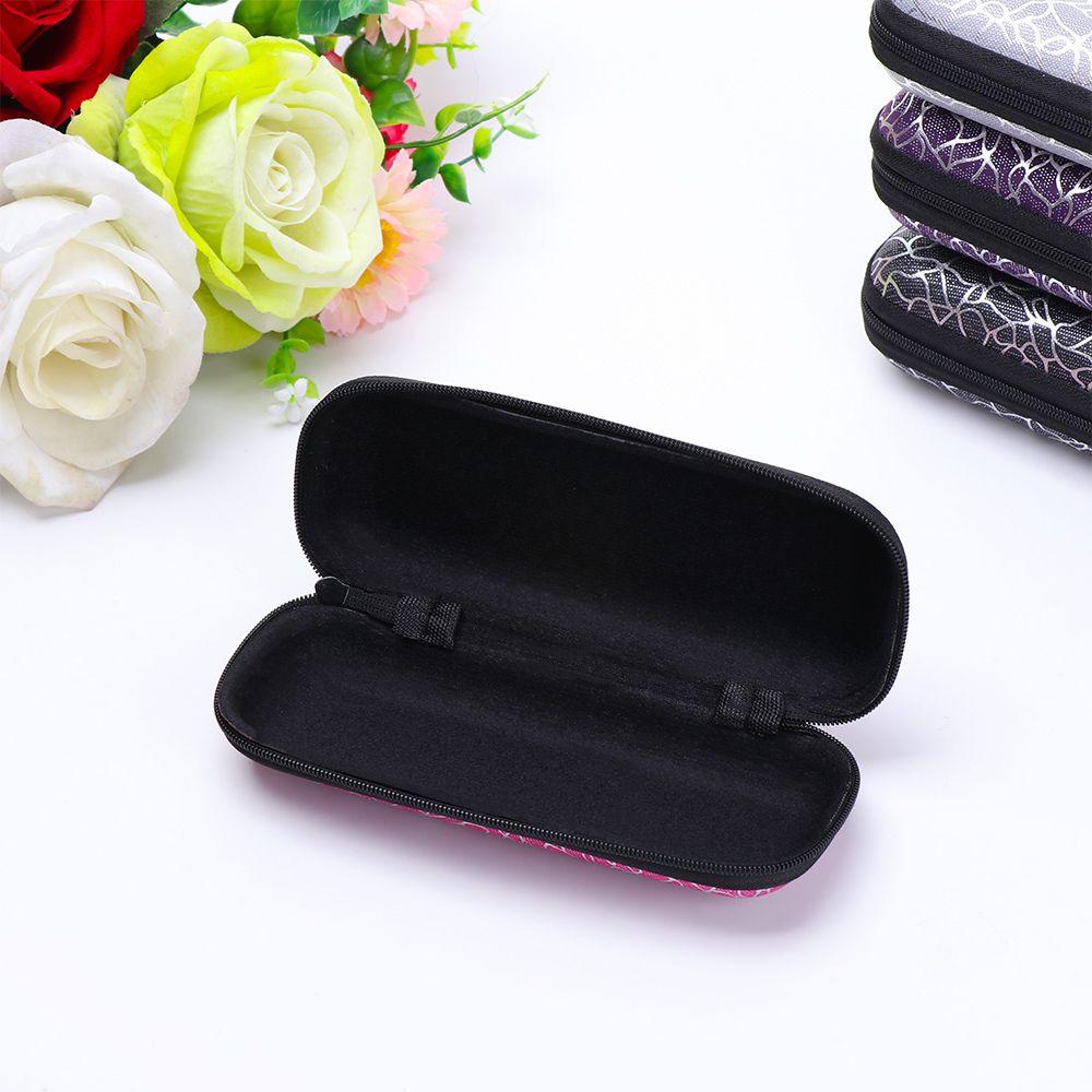 Портативные прямоугольные контейнеры для очков, защитная коробка на молнии, жесткий футляр для очков, солнцезащитных очков