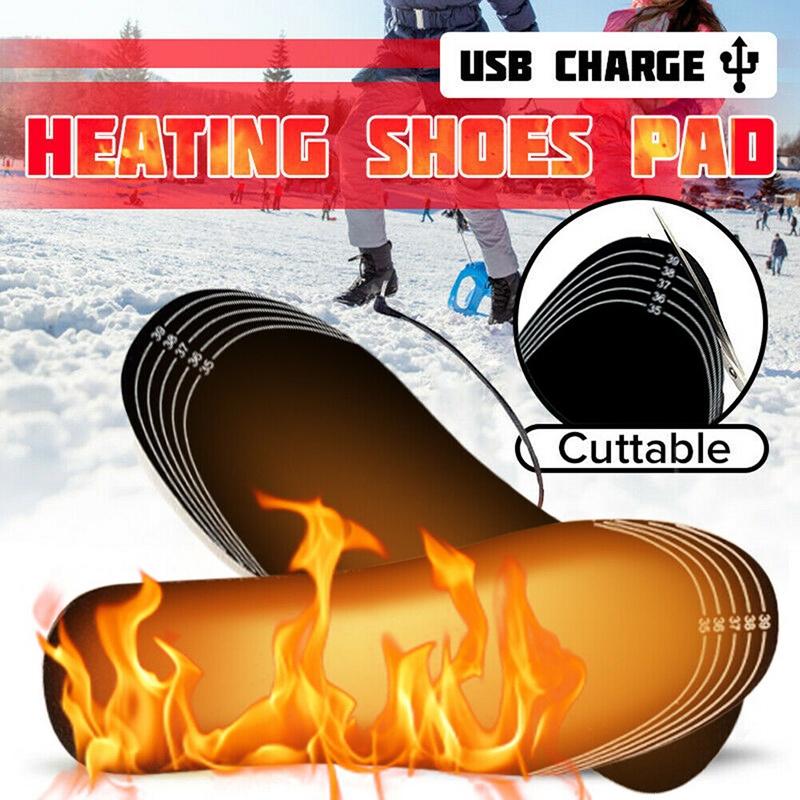 Cozy Electric Heated Shoe Insoles With Usb For Winter Warmth And Comfort