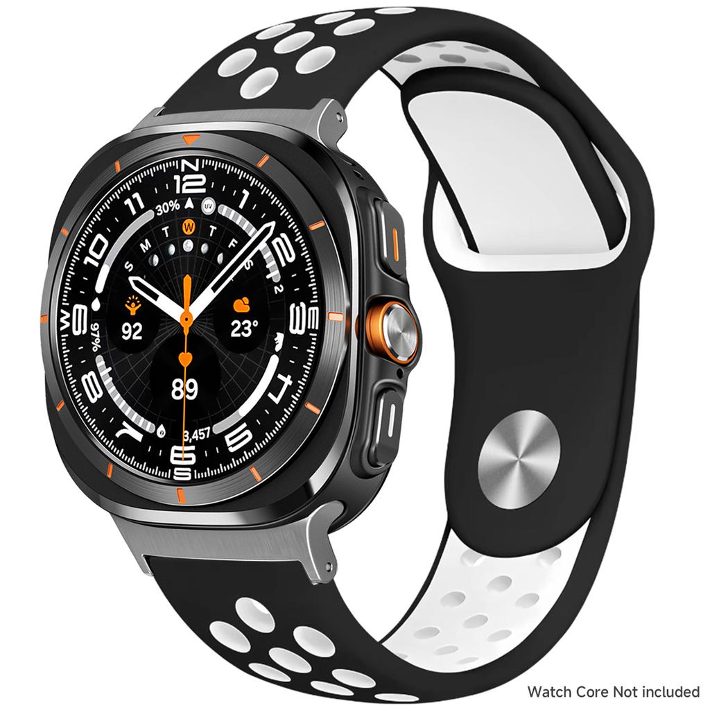 Силиконовый ремешок для Samsung Galaxy Watch 8 40 мм 44 мм 8 Classic 46 мм Спортивный дышащий браслет для Galaxy Ultra 2025 47 мм Ремешок