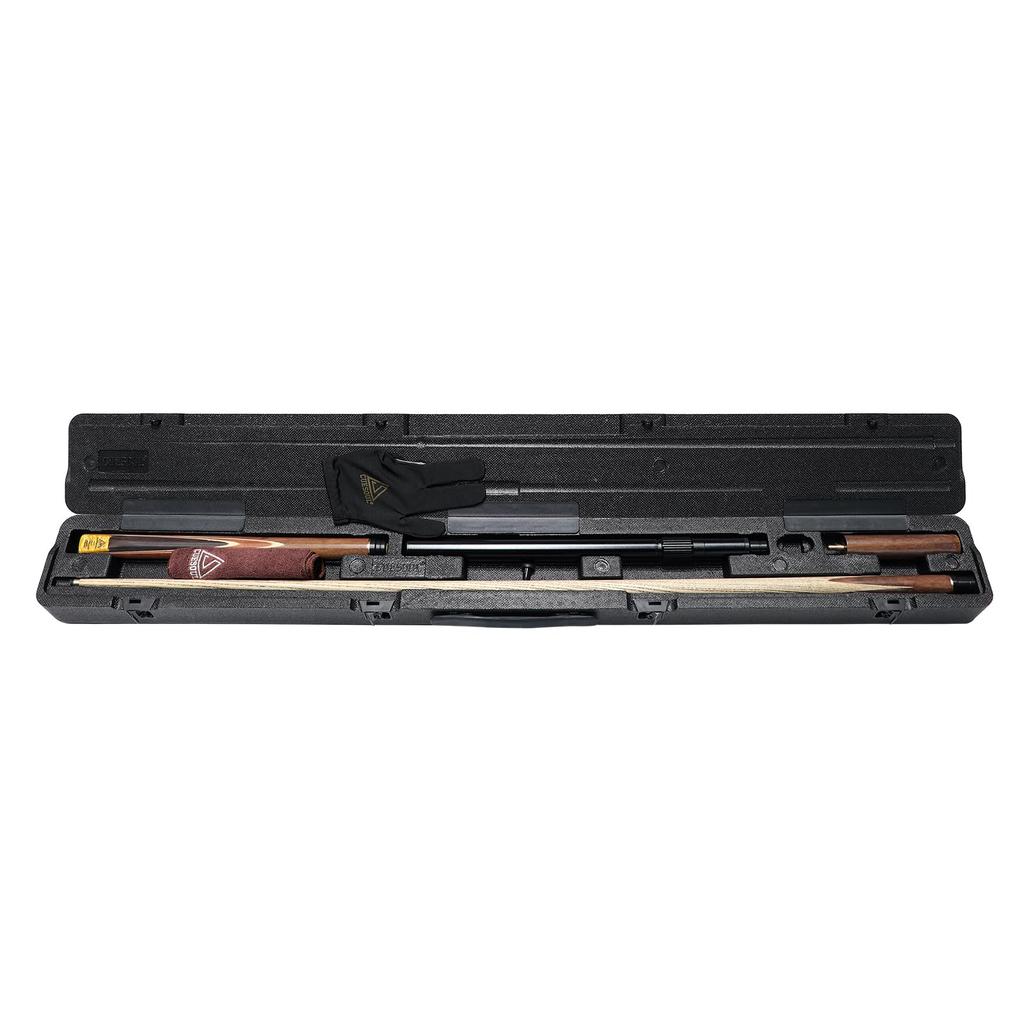 CUESOUL CUESOUL 57 Inch Handcraft Joint Snooker Cue Extension Cue Lightweight Molded Cue Case 3/4 + + (CSSC-D305)