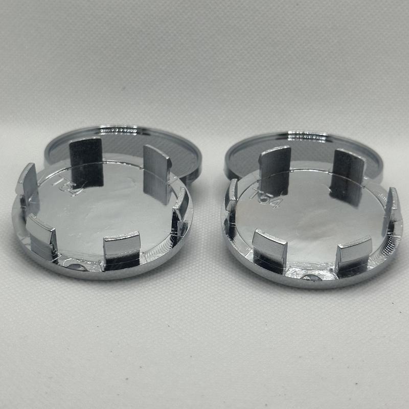 4 шт./компл. 54 мм колпачки для ступицы колеса автомобиля колпак обода колеса черный серебристый колпак ступицы ABS пылезащитные чехлы аксессуары для модификации автомобиля