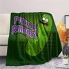 Pickle Rick Flannel Blanket, High quality Comfortable for All Seasons, Home Decor, Warmth and Comfort