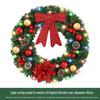 Festive Red Berry & Colorful Ball Christmas Wreath Door Hanger for Hotel, Mall, and Shop Displays