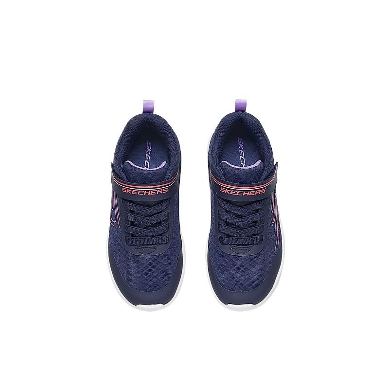 Skechers Удобные Универсальные Прочные Дышащие Низкие Кроссовки для Бега Детские кроссовки Темно-синие 303577L-NVLV