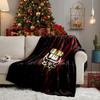 Chicago-Bulls Logo Throws Blanket Flannel Blankets Plush for Couch Bed Gifts for Men Women Travel picnic blanket Christmas fan gifts