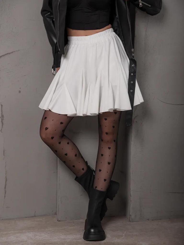 2025 Summer Y2K Ruffle Pleated Mini Skirt - Cross-Border European & American Trend