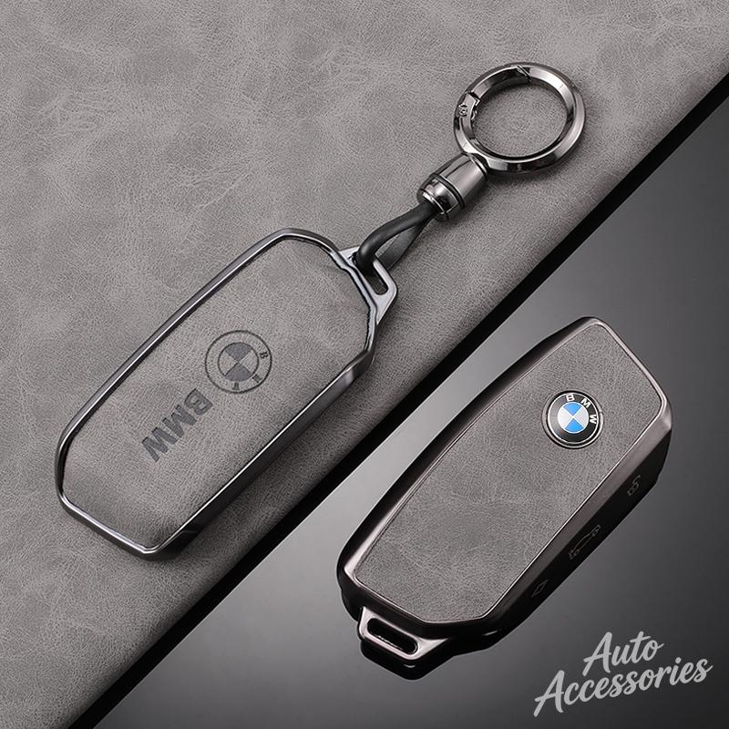 TPU Alloy Car Key Case Cover Protection Shell Keychain For BMW 2 4 5 7 Series IX XM X3 X4 X5 X6 X7 I5 I7 IX1 IX2 M5 XM X5M X6M REW6