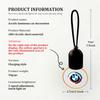 Car Glow LED Light Pendant Hanging Rearview Mirror Accessories For BMW X1 X2 X3 X4 X5 X6 F49 F39 F25 G01 F16 G06 G07 F25 F30 PI1