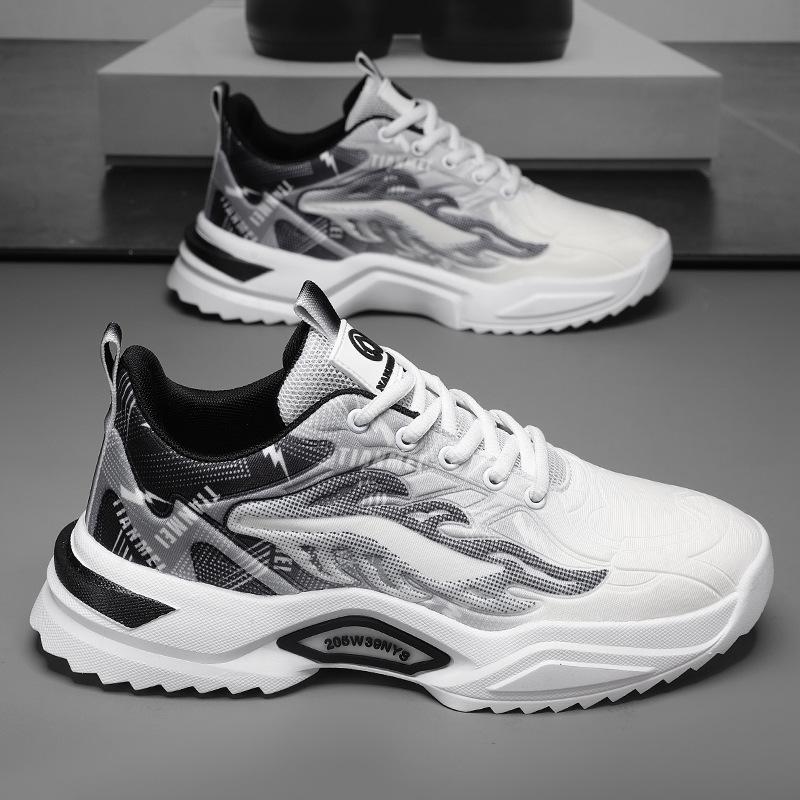 Men's Shoes New Spring and Autumn Youth Sports Shoes Men's Running Casual Men's Versatile Breathable Dad Trendy Shoes