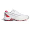 Adidas Golf Women's Adizero Zed Z 25 Golf Shoes, White/Silver Metallic/Lucid Red, Size 22.0 Cm, 2E