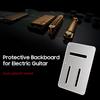 6 Holes 3 Slots Electric Guitar Back Plate Tremolo Spring Cavity Backplate Circuit Wiring Protective Rear Cover